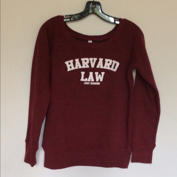 Harvard Law Just Kidding Sweatshirt - Picture 2 of 2